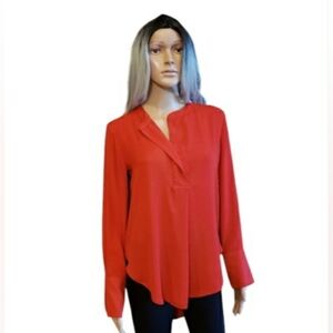 Sale Banana Republic high low blouse womens size xsmall